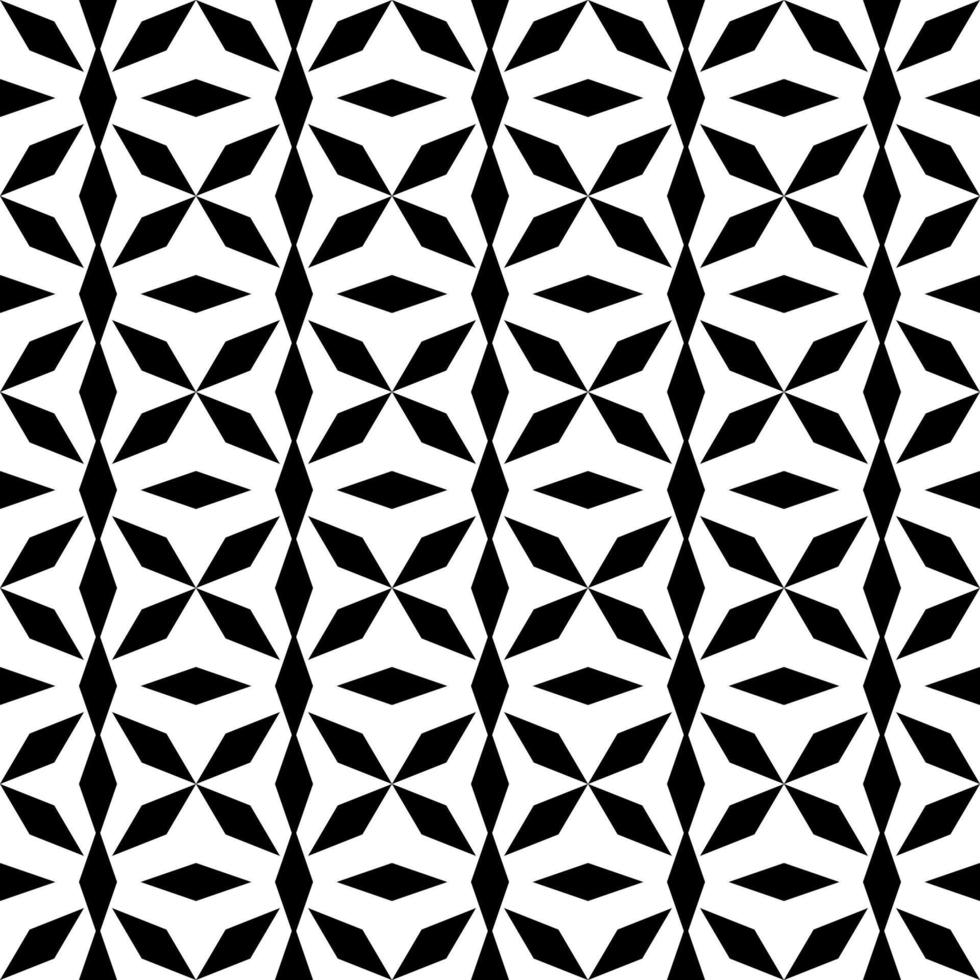 black and white seamless pattern vector