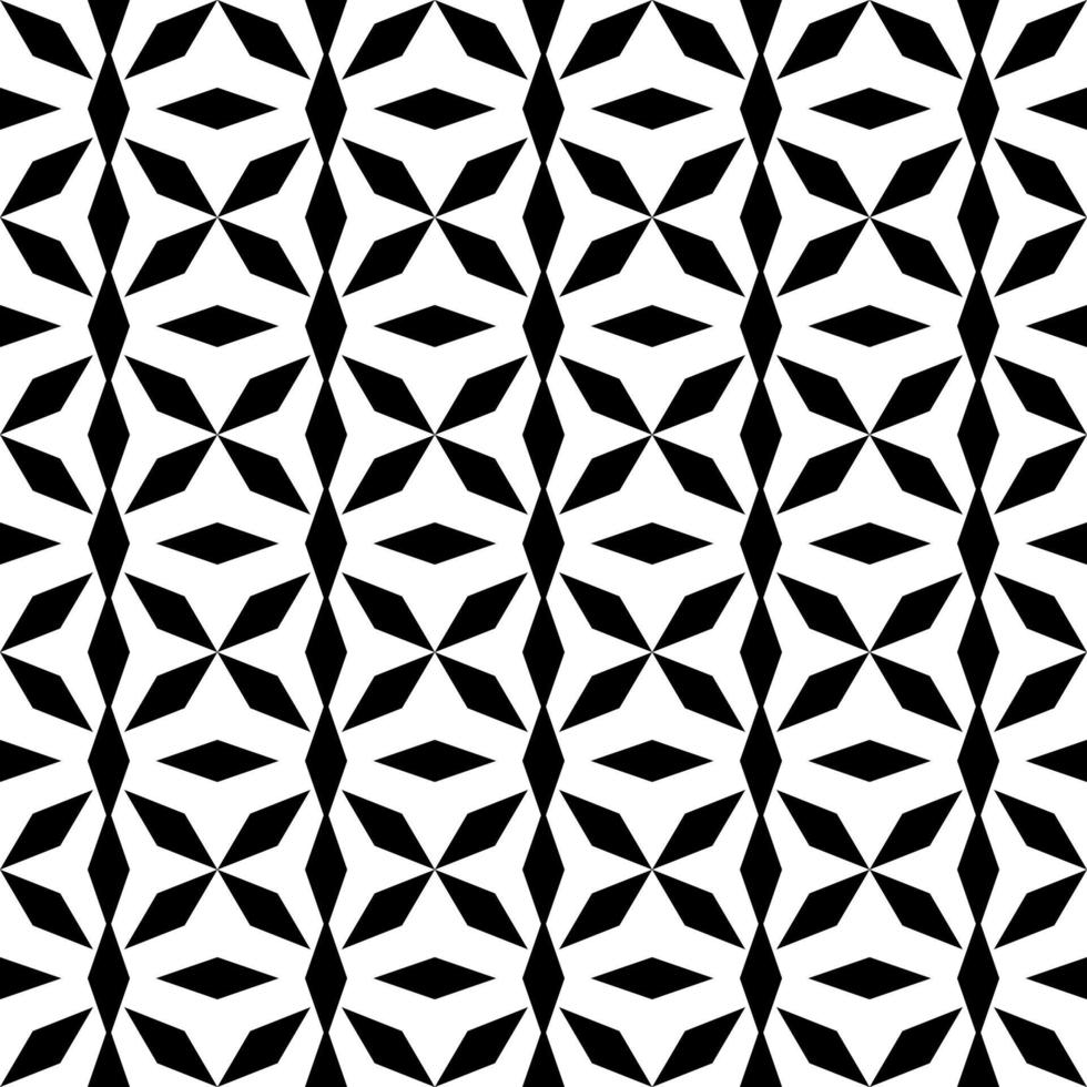 black and white seamless pattern vector