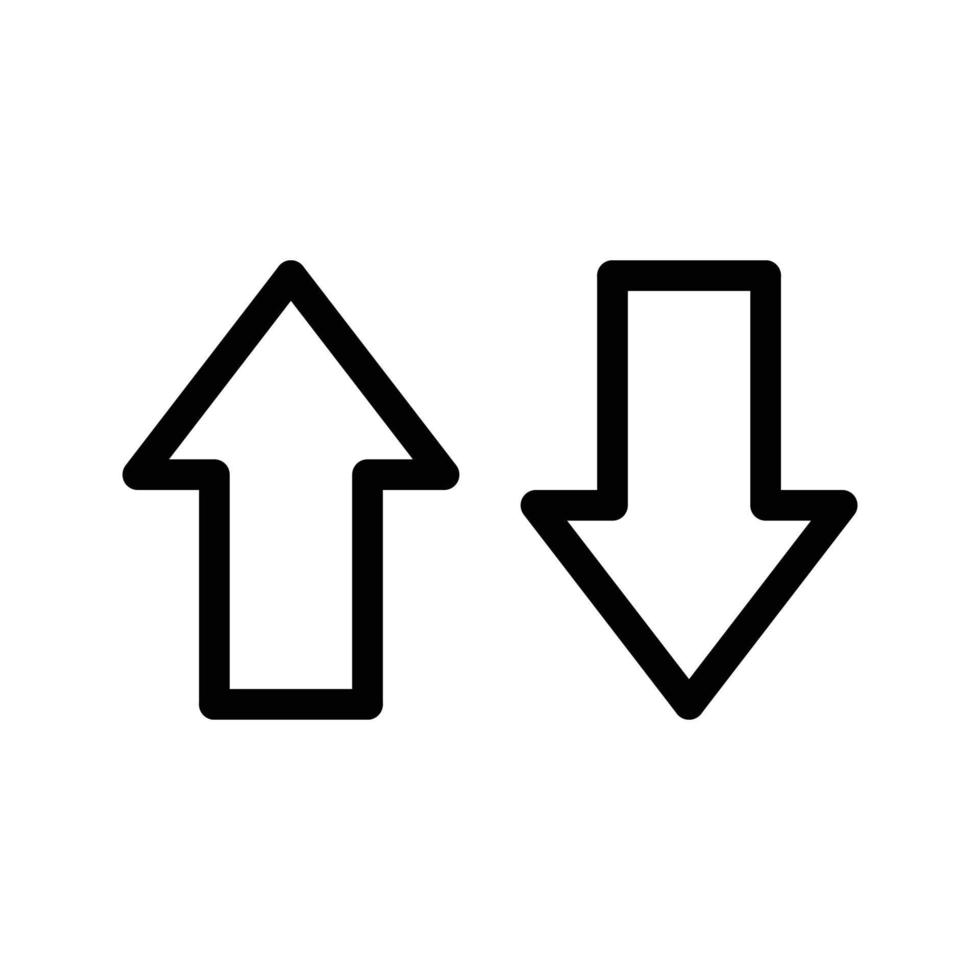 Arrow of change icon. Abstract sign and symbol for template design. Vector. vector