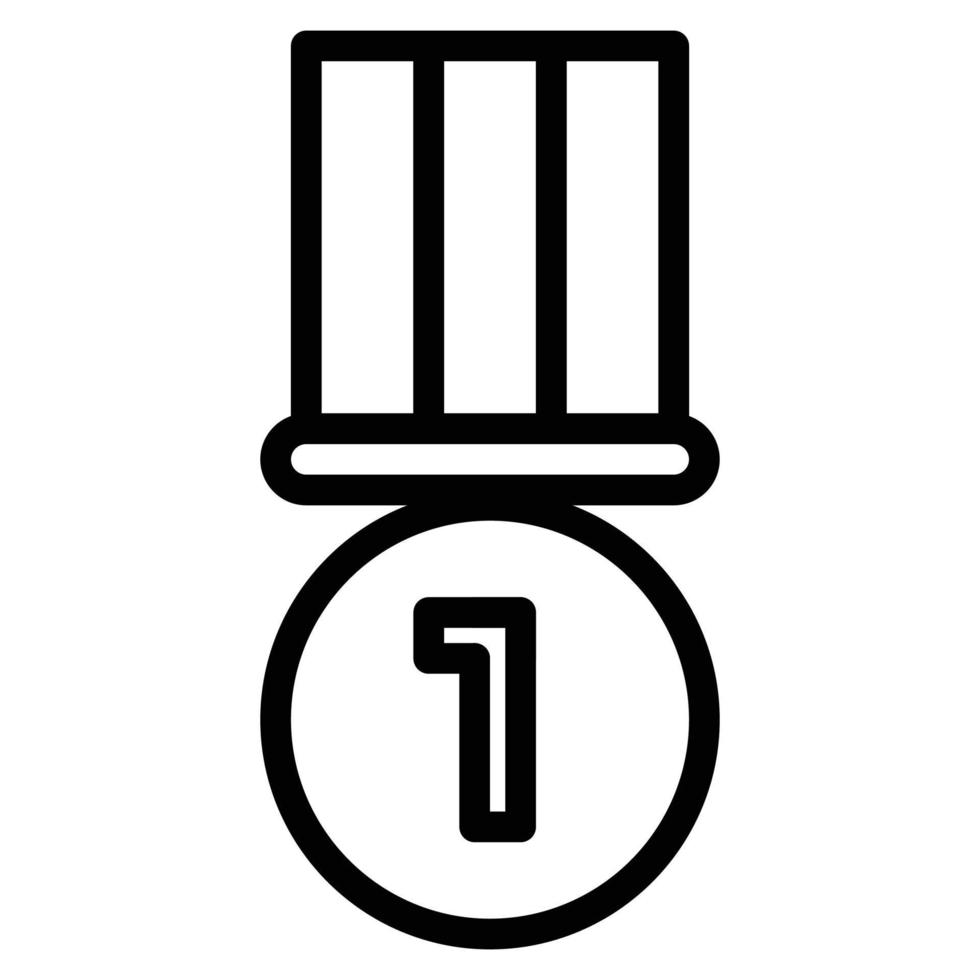 icono de medalla. signo abstracto y símbolo para el diseño de plantillas. vector. vector