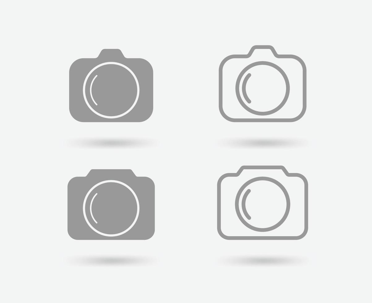 Camera sign and symbol. Photo icon or image icon. Vector. vector