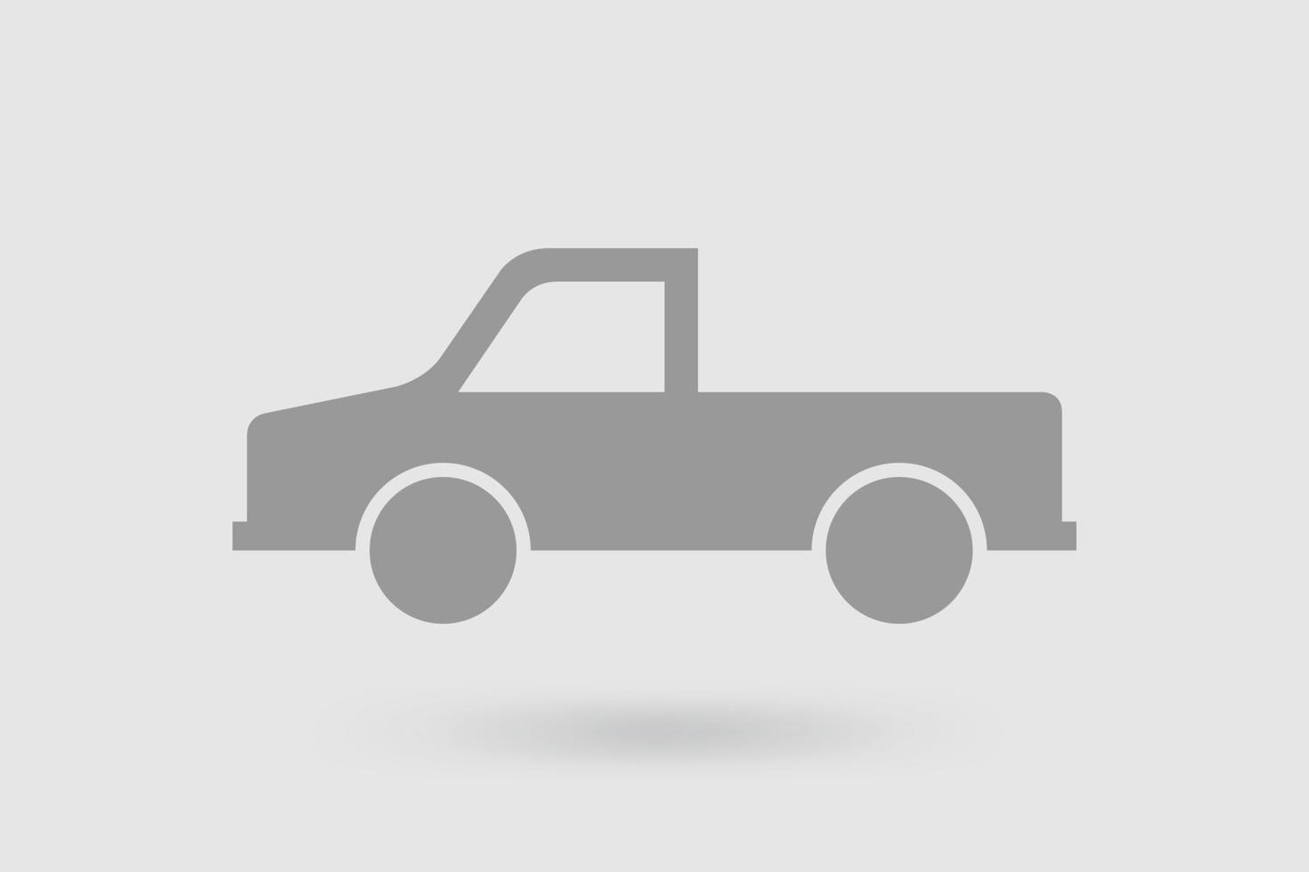 Car icon. Logistics truck icon. Delivery service car symbol. Vector. vector