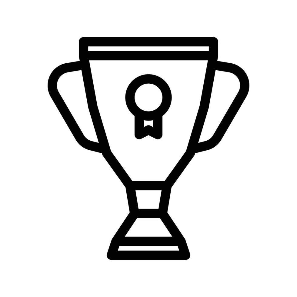 icono de copa de trofeo. signo abstracto y símbolo para el diseño de plantillas. vector. vector