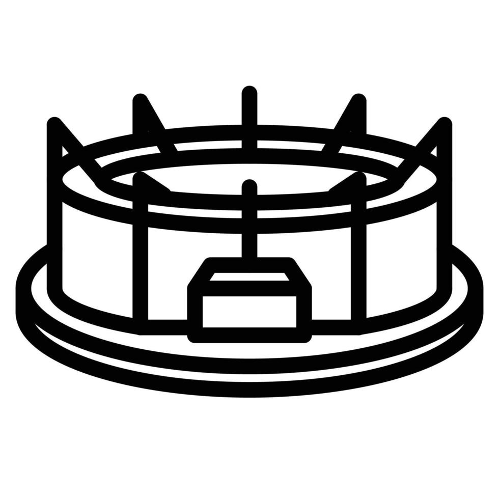 Arena stadium icon. Abstract sign and symbol for template design. Vector. vector