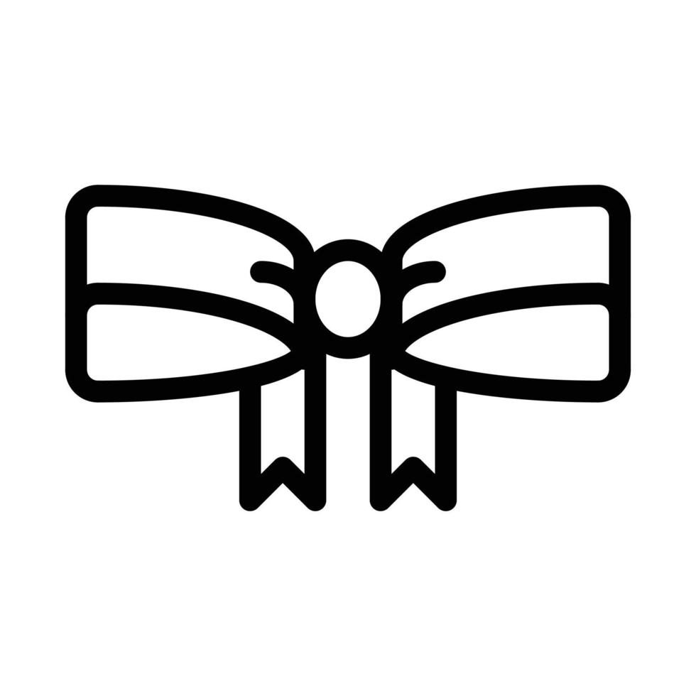Bow ribbon icon. Simple element symbol for template design. Can be used for website and mobile application. Vector. vector