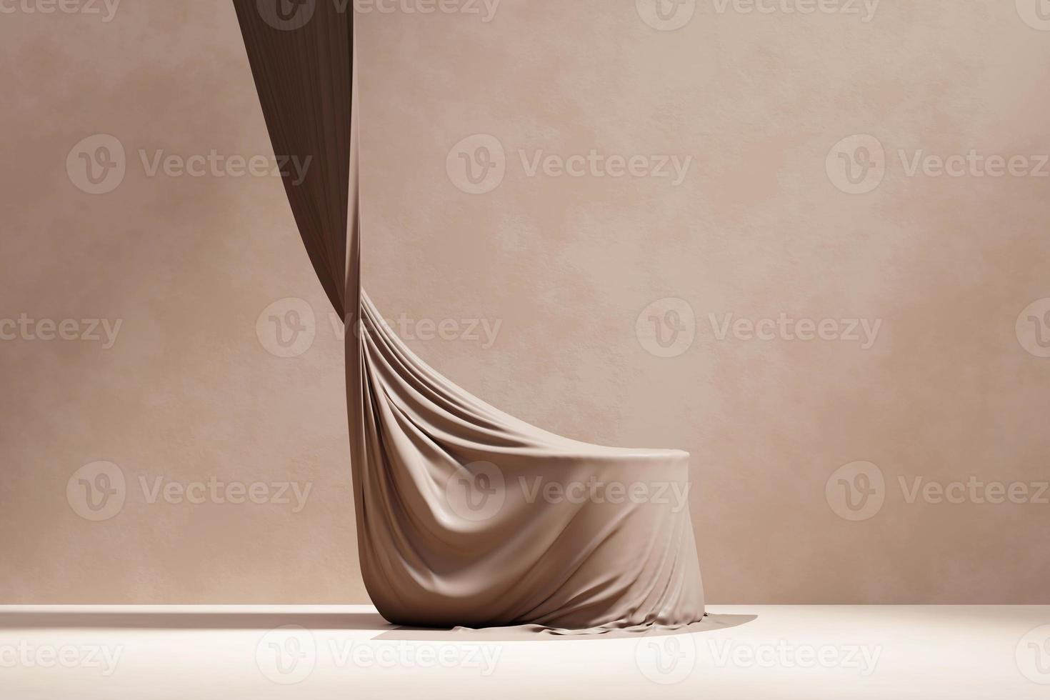 Abstract Minimal Modern Podium Platform For Product Display Showcase 3D Rendering photo
