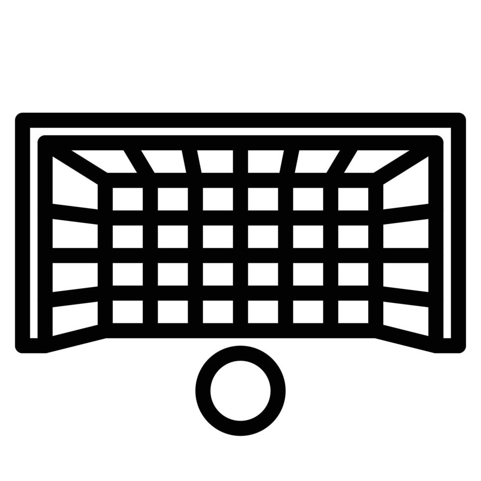 Soccer goal icon. Abstract sign and symbol for template design. Vector. vector