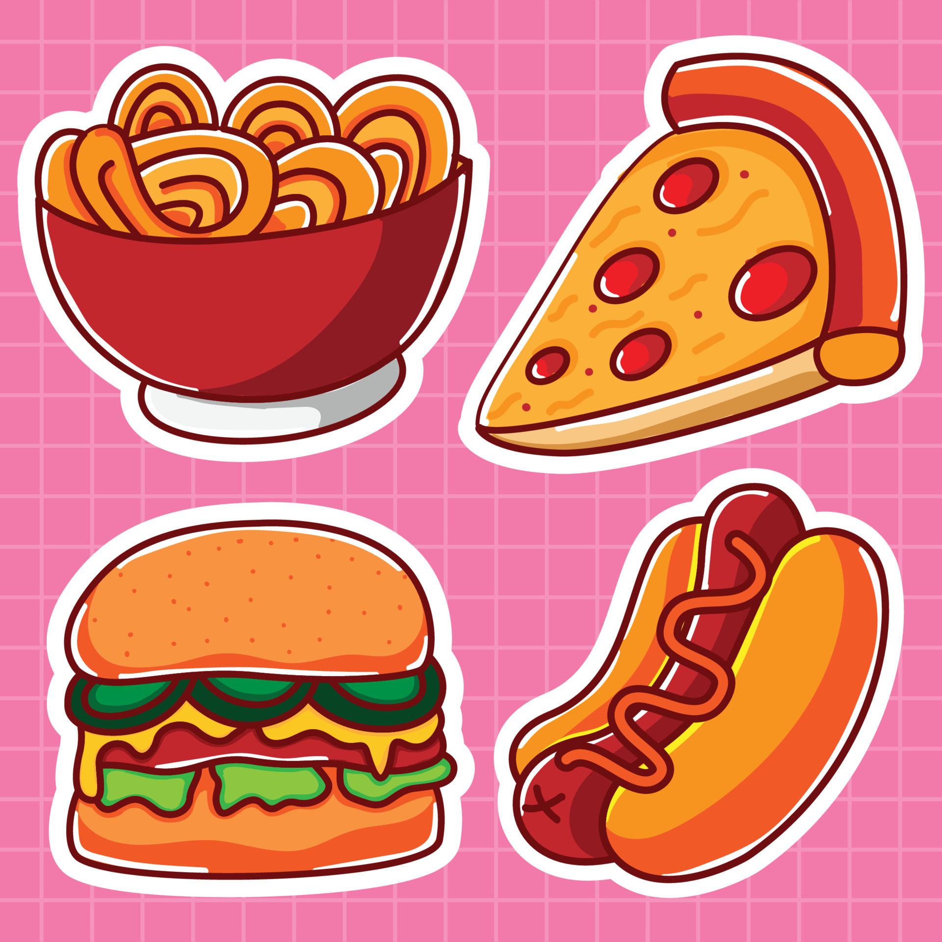 Fast food - Fast Food - Sticker