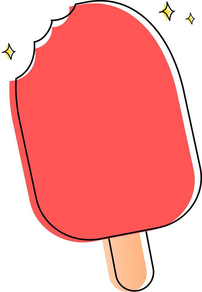 Popsicle. ice creams. Sweet summer delicacy sundaes,gelatos with different tasties,collection isolated ice-cream cones and popsicle with different topping.Vector illustration for web,design, print. vector