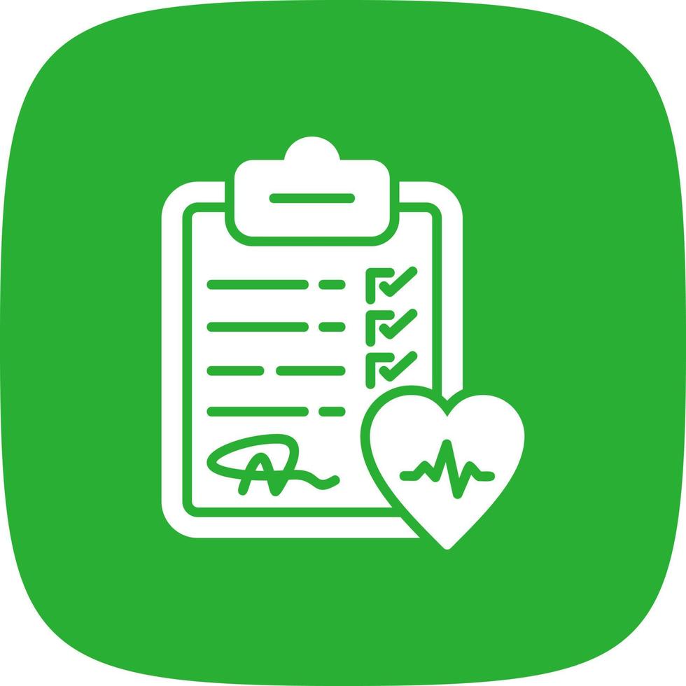 Checkup Creative Icon Design vector