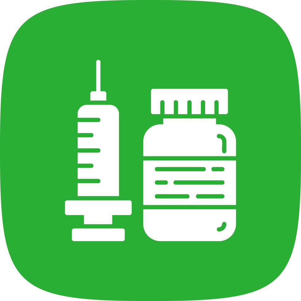 Vaccine Creative Icon Design vector