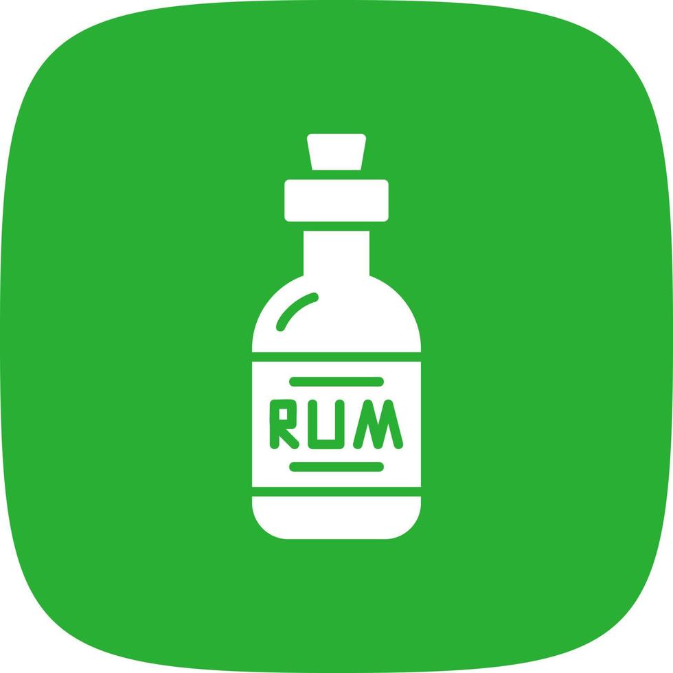 Rum Creative Icon Design vector