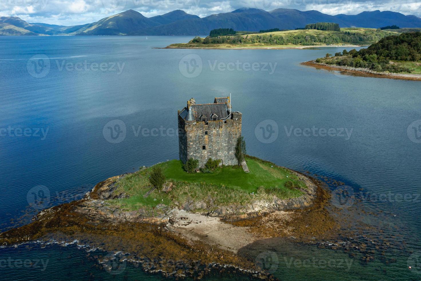 acosador del castillo, escocia, reino unido foto