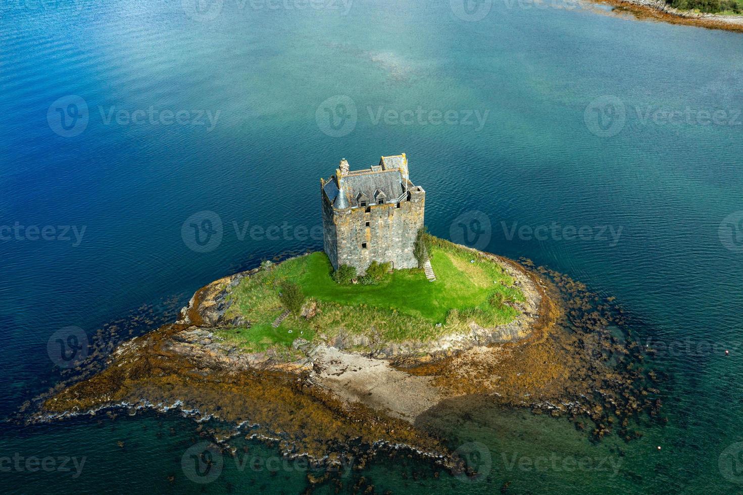 acosador del castillo, escocia, reino unido foto