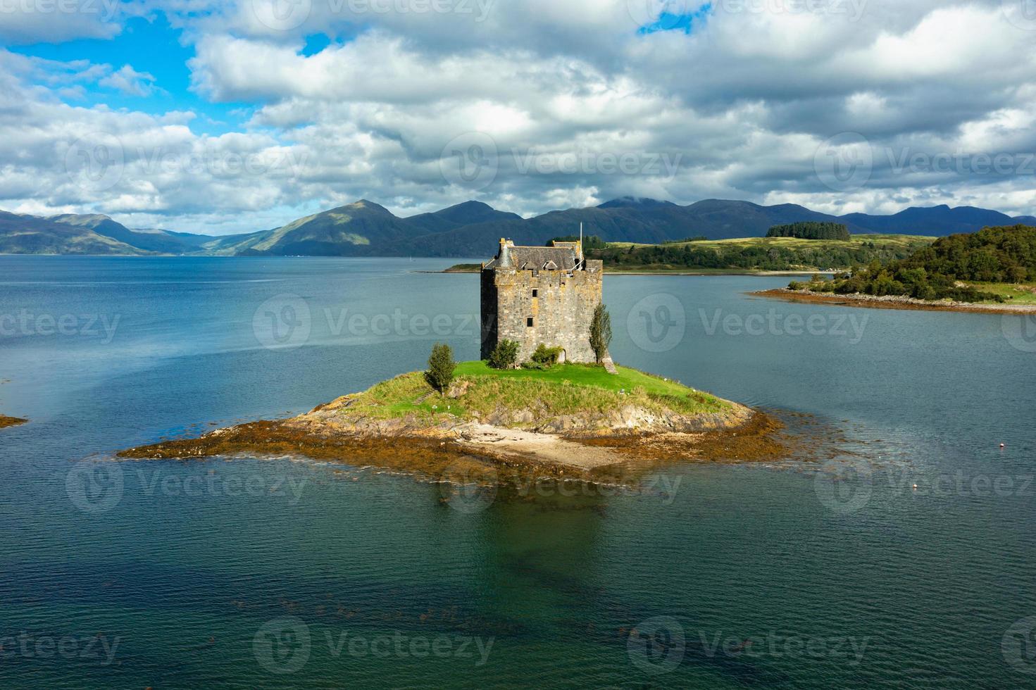 acosador del castillo, escocia, reino unido foto