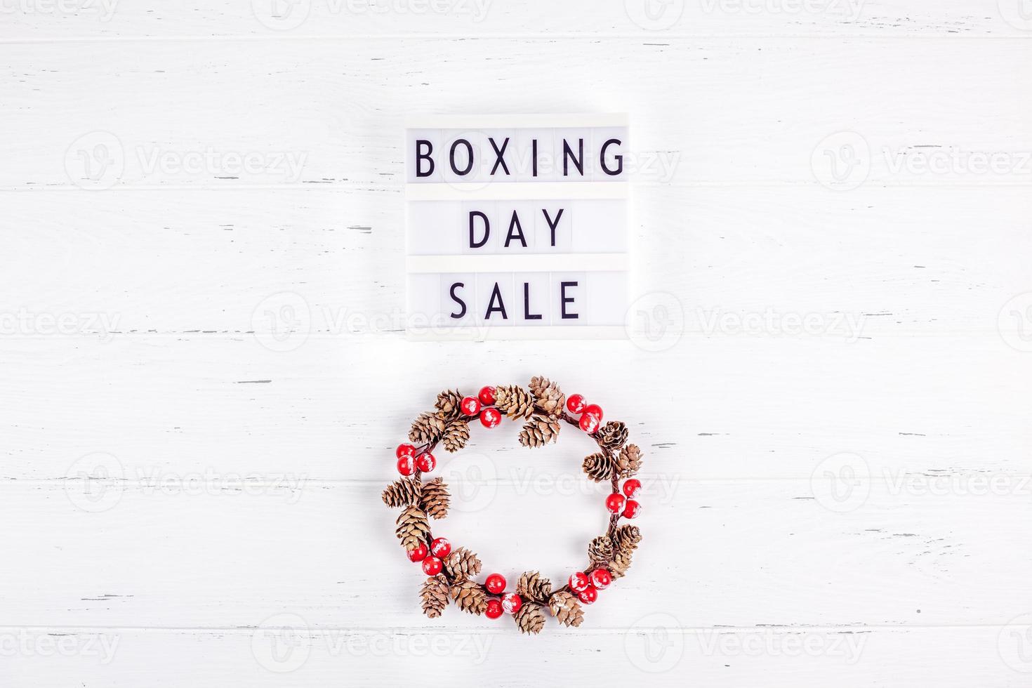 venta de boxing day promoción de temporada foto