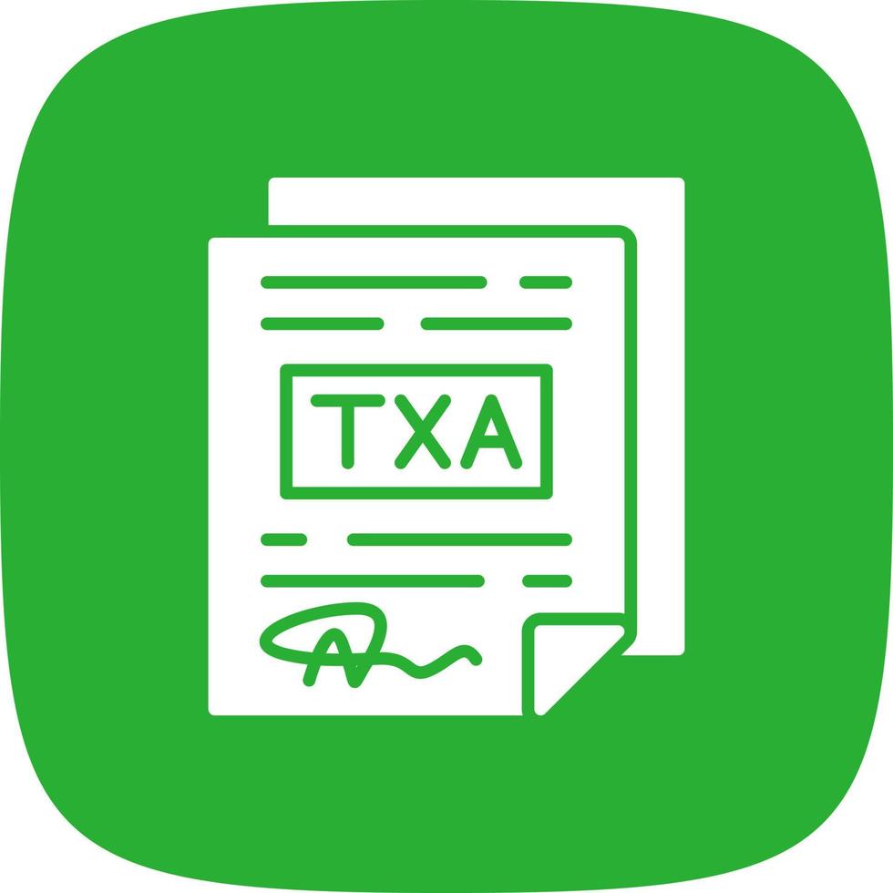 Taxes Creative Icon Design vector