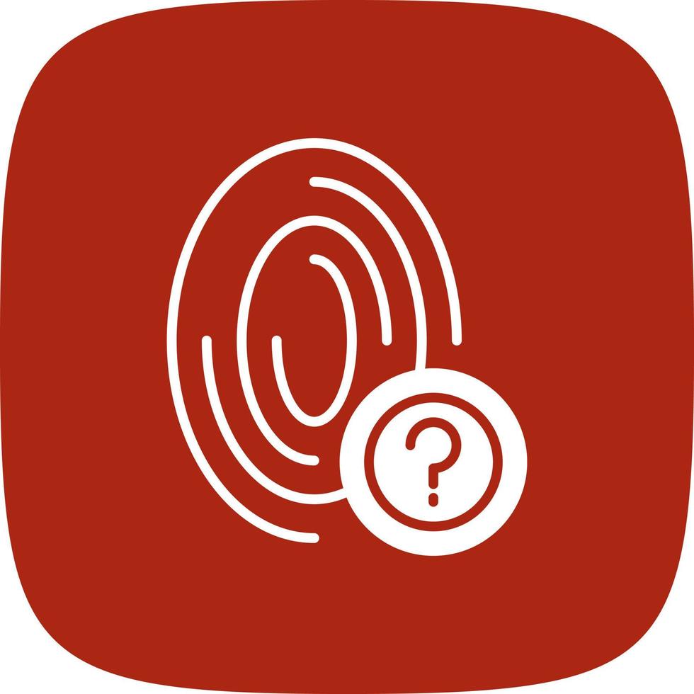 Fingerprint Creative Icon Design vector