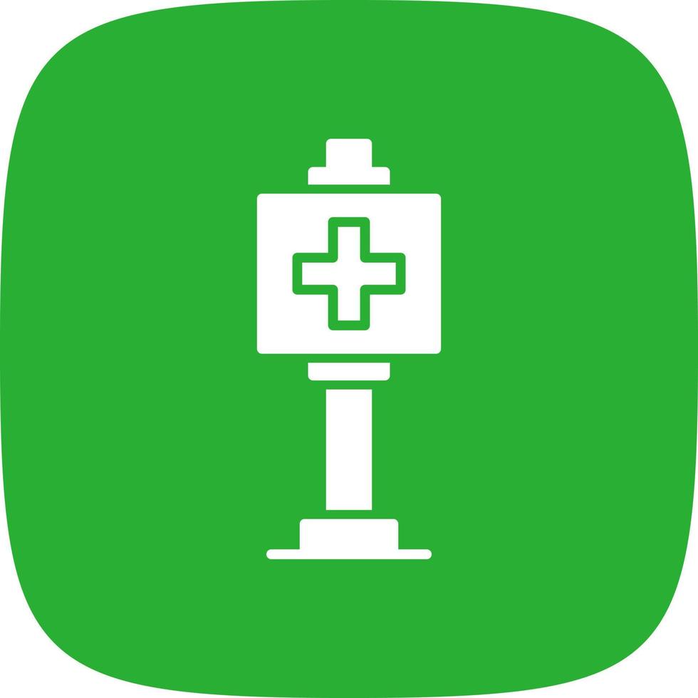 Healthcare Sign Board Creative Icon Design vector