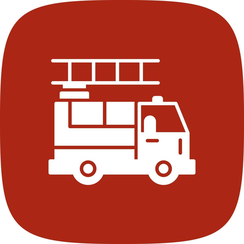 Fire Truck Creative Icon Design vector