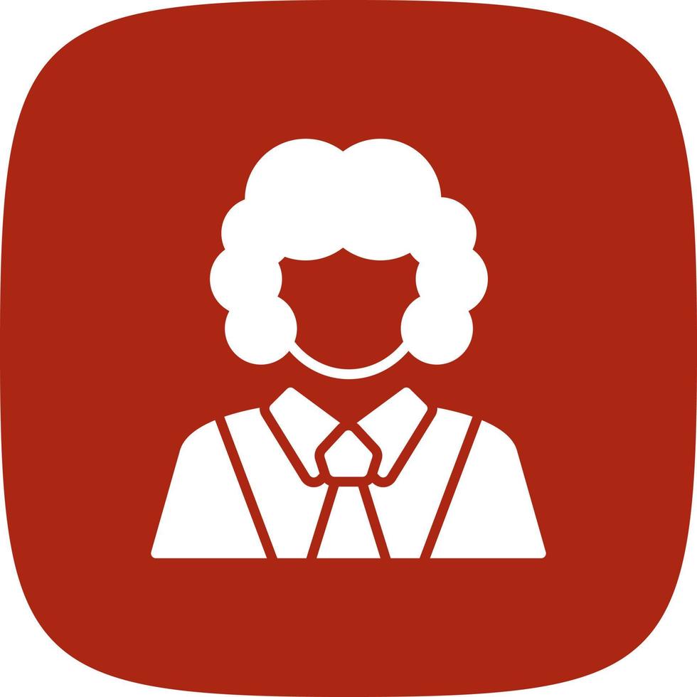 Judge Creative Icon Design vector