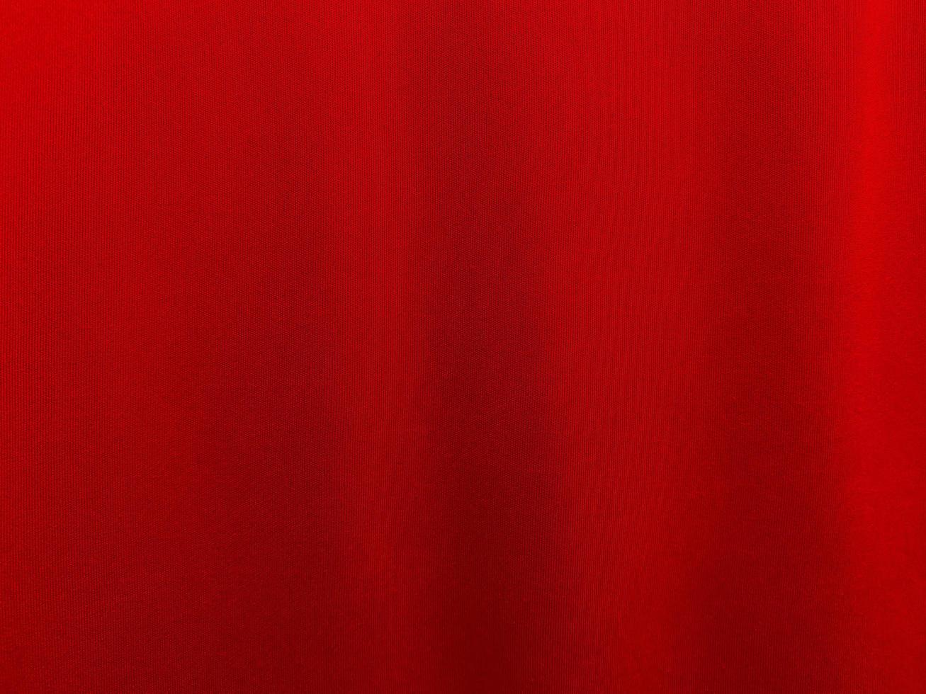 Red cotton fabric texture used as background. Empty red  fabric background of soft and smooth textile material. There is space for text.. photo