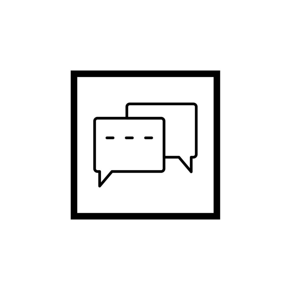 Chat icon vector design