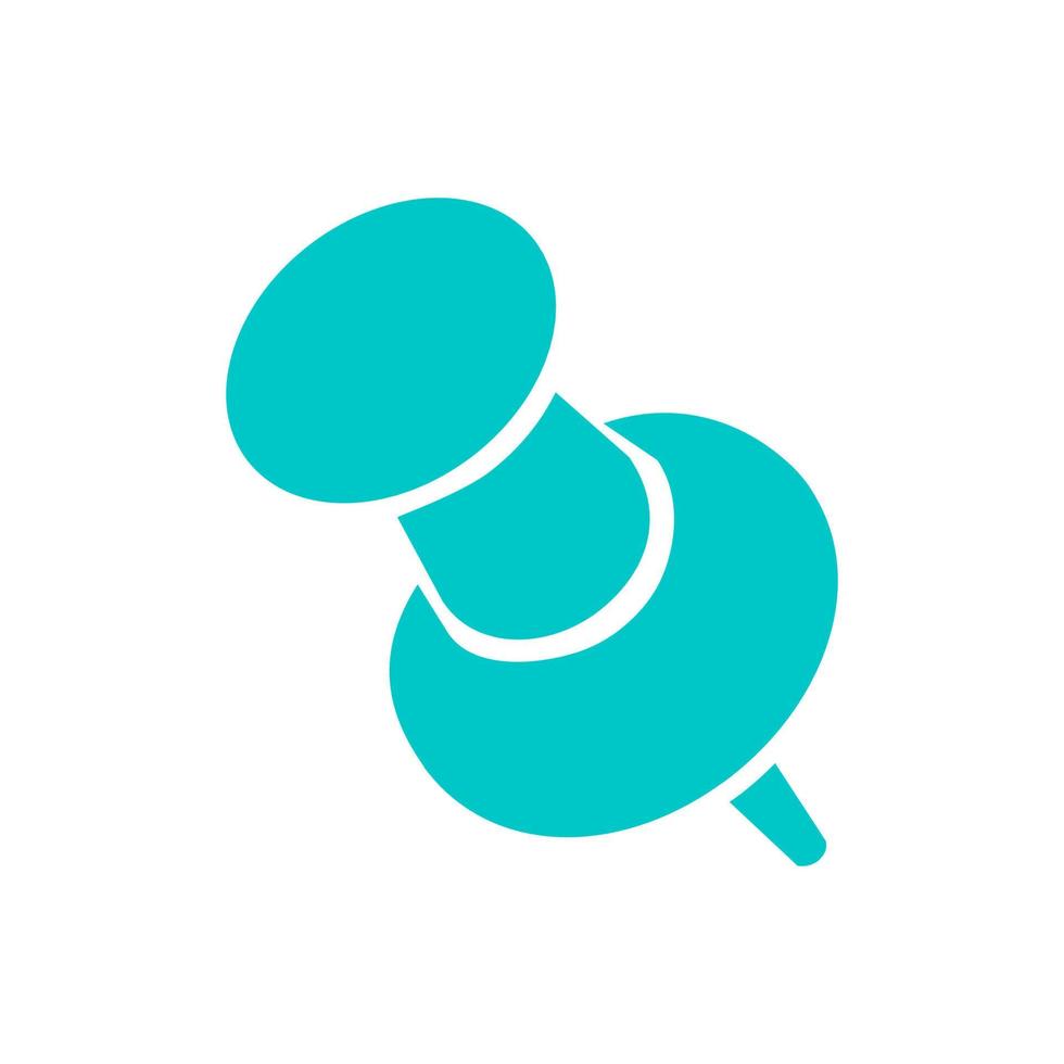 Pin icon vector design