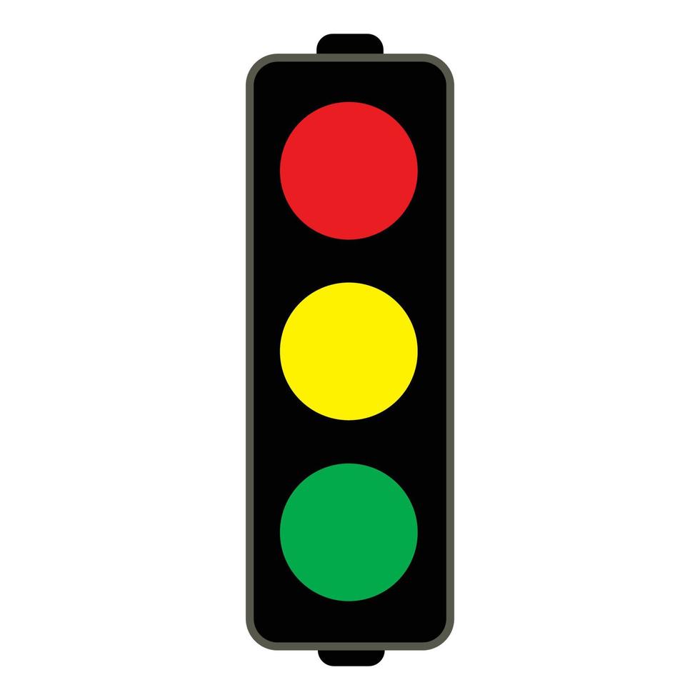 Traffic light vector design