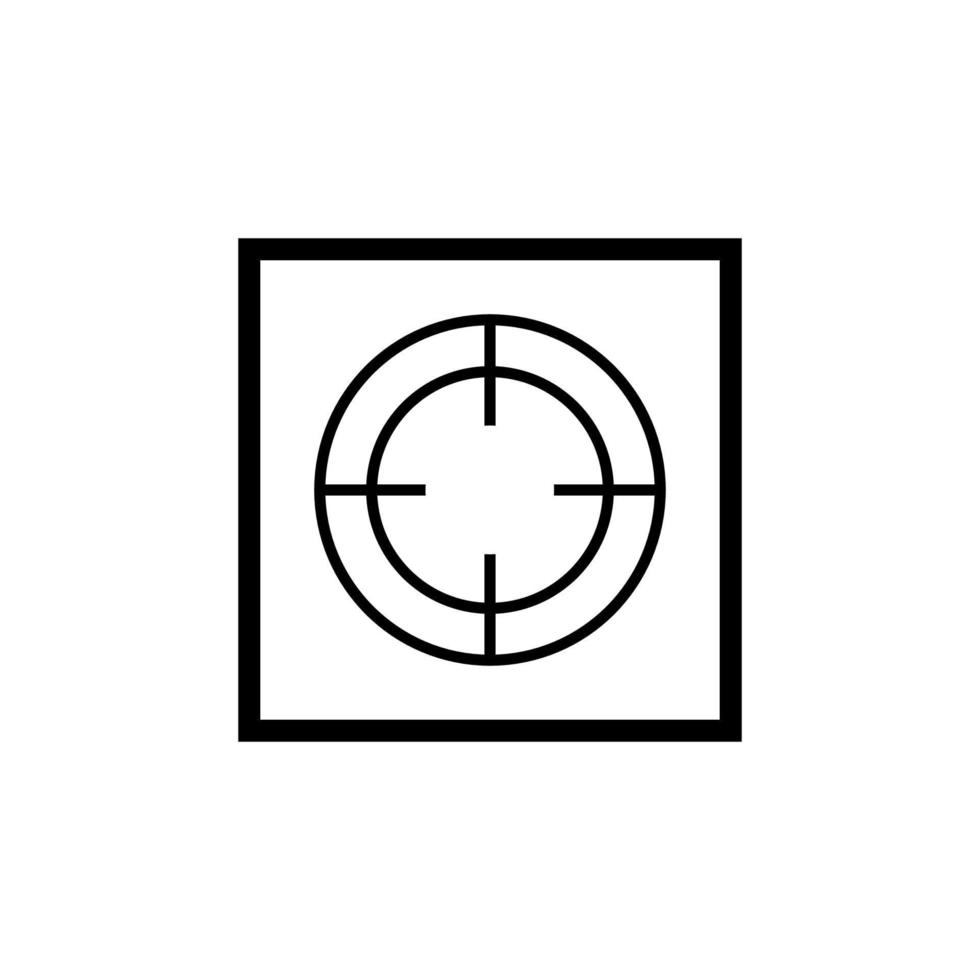 Target icon vector design