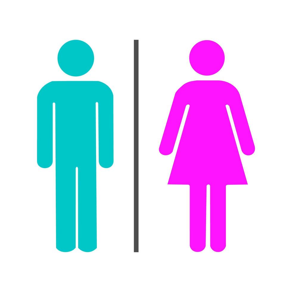 Boy and girl icon vector design