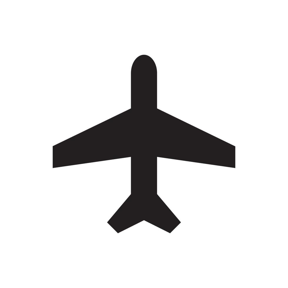 diseño de vector de icono de avión