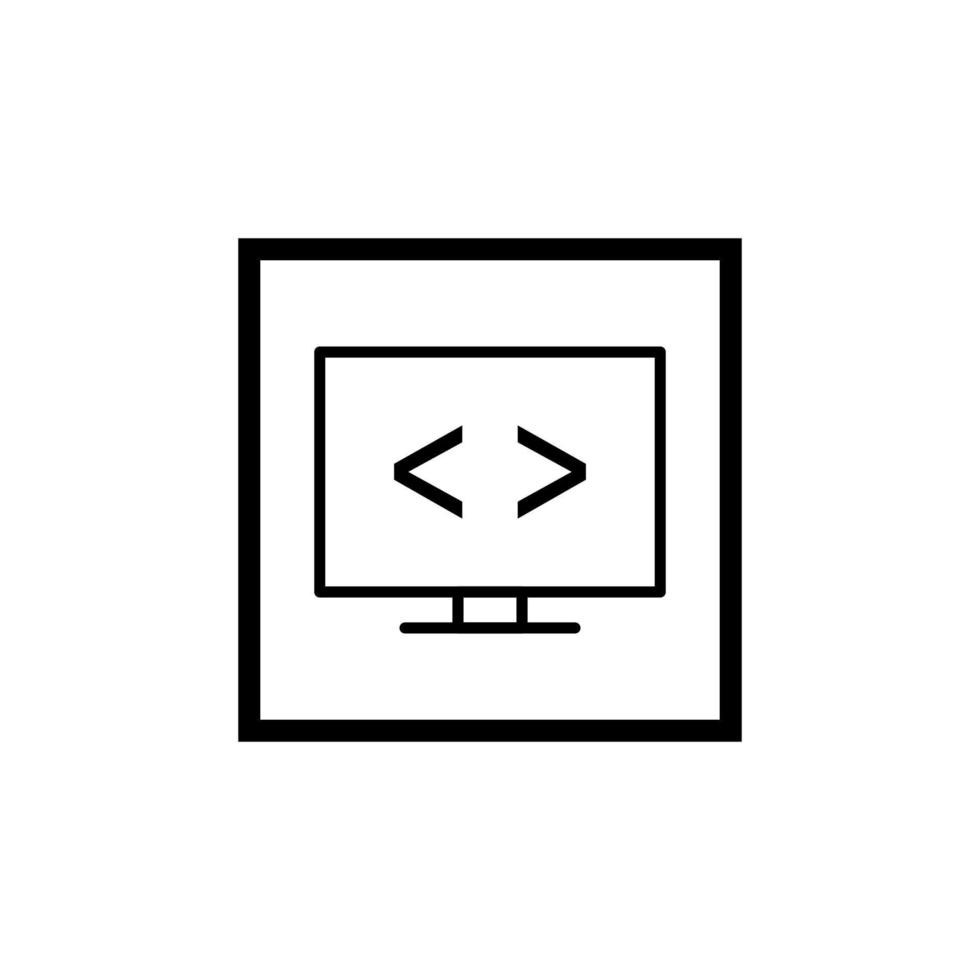 Programming language icon vector design