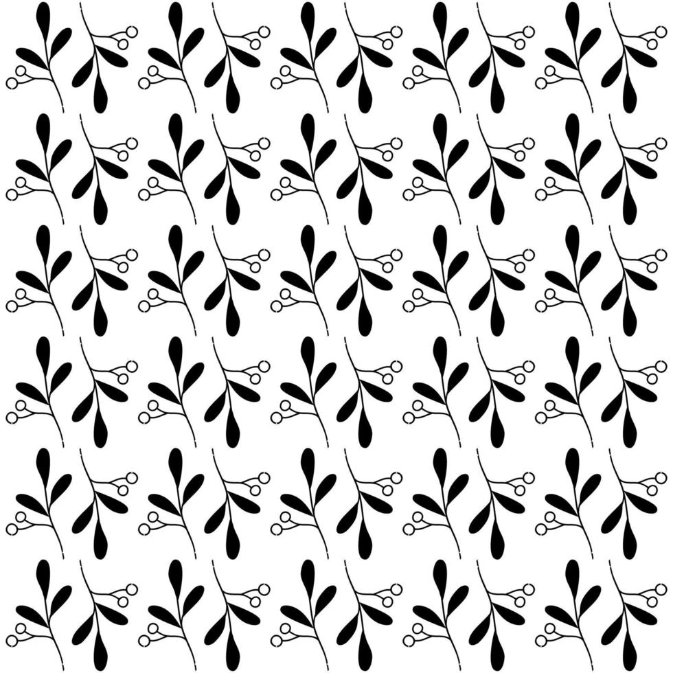 Background vector design with leaf pattern