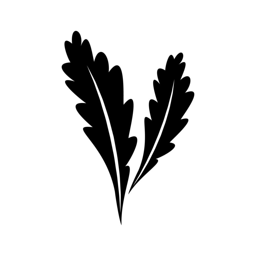 Tropical leaf vector design