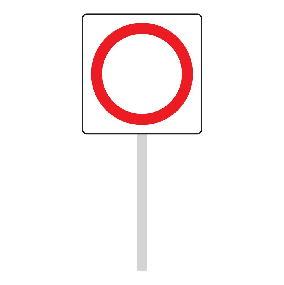 Traffic sign vector design