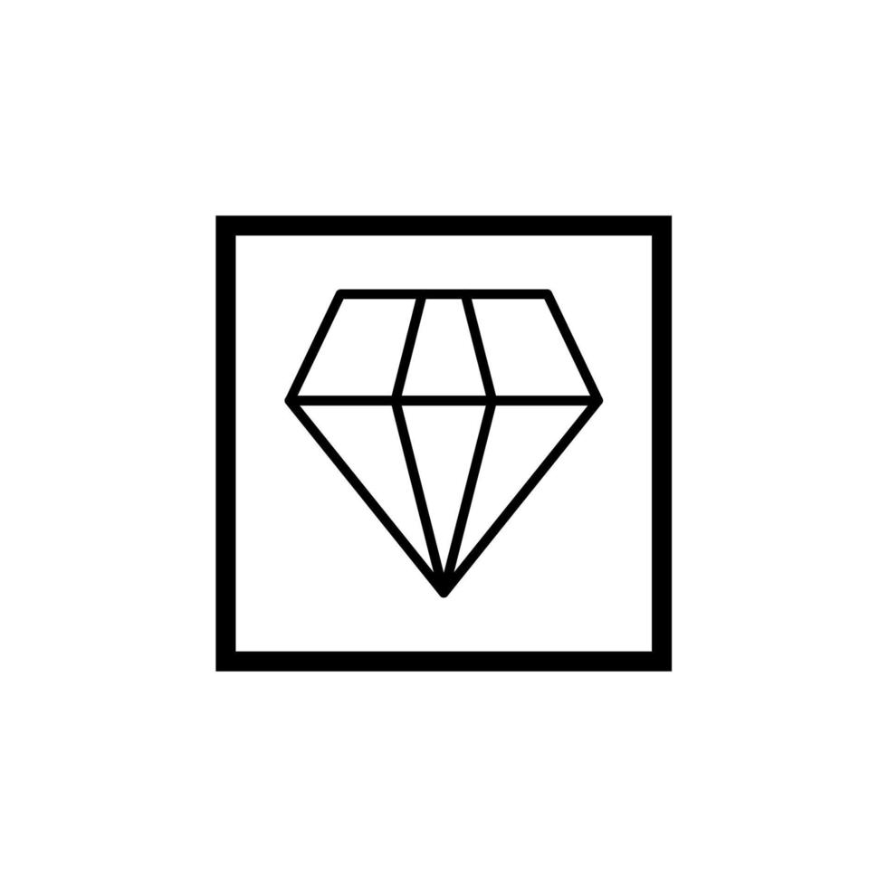 Diamond icon vector design