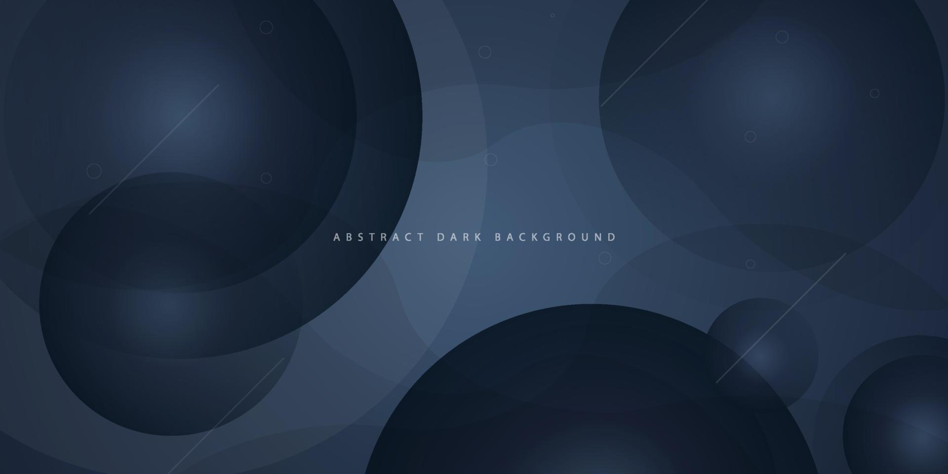 Popular abstract gray 3D circle multilayer dark gradient background.simple and elegant background design.Eps10 vector