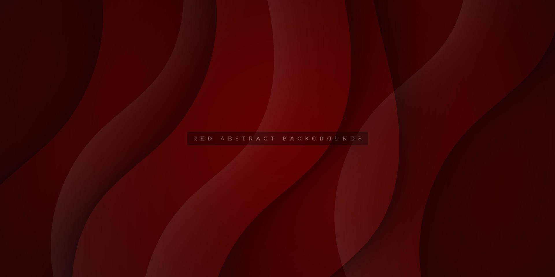 dark red gradient illustration background with 3d mesh and simple wave pattern. cool design and luxury.Eps10 vector