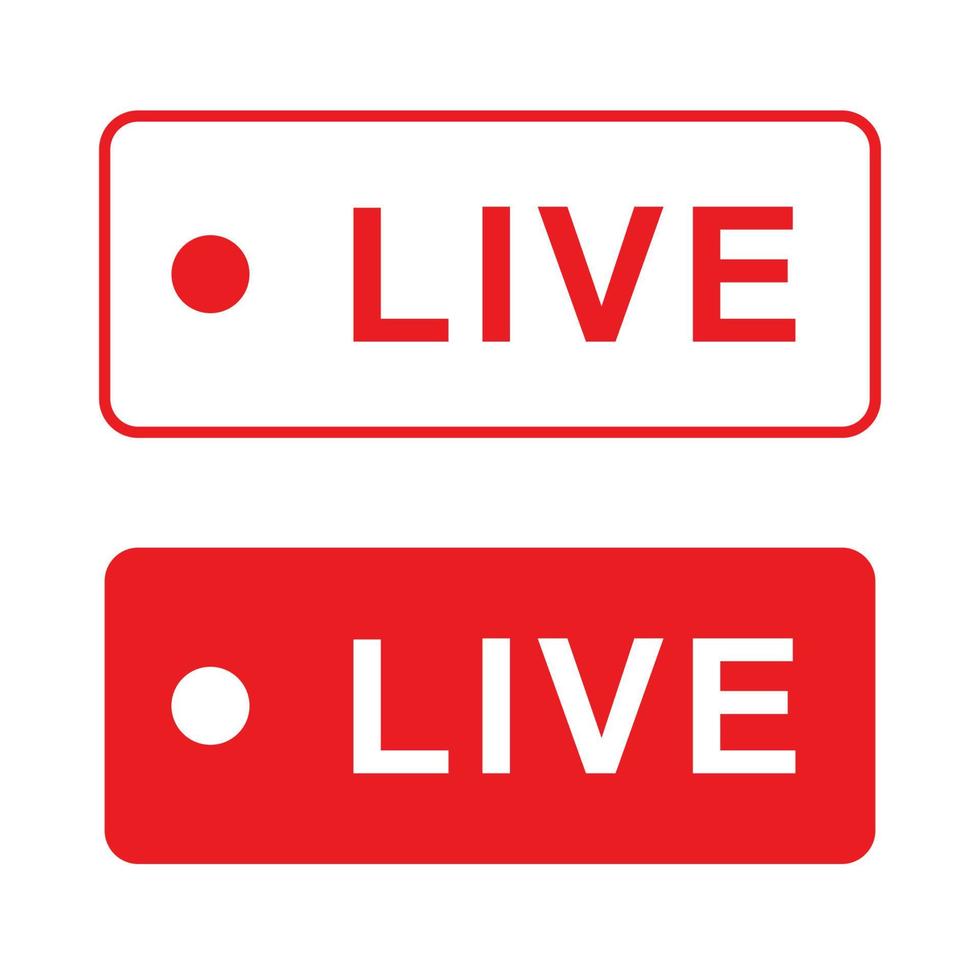 Live icon vector design