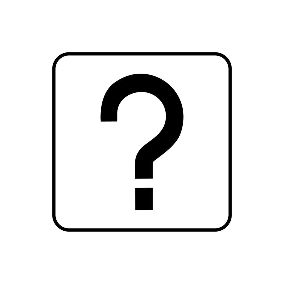 Question mark icon vector design