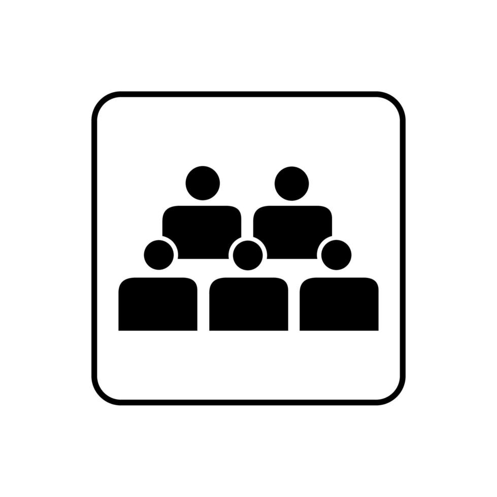 Gathering place icon vector design