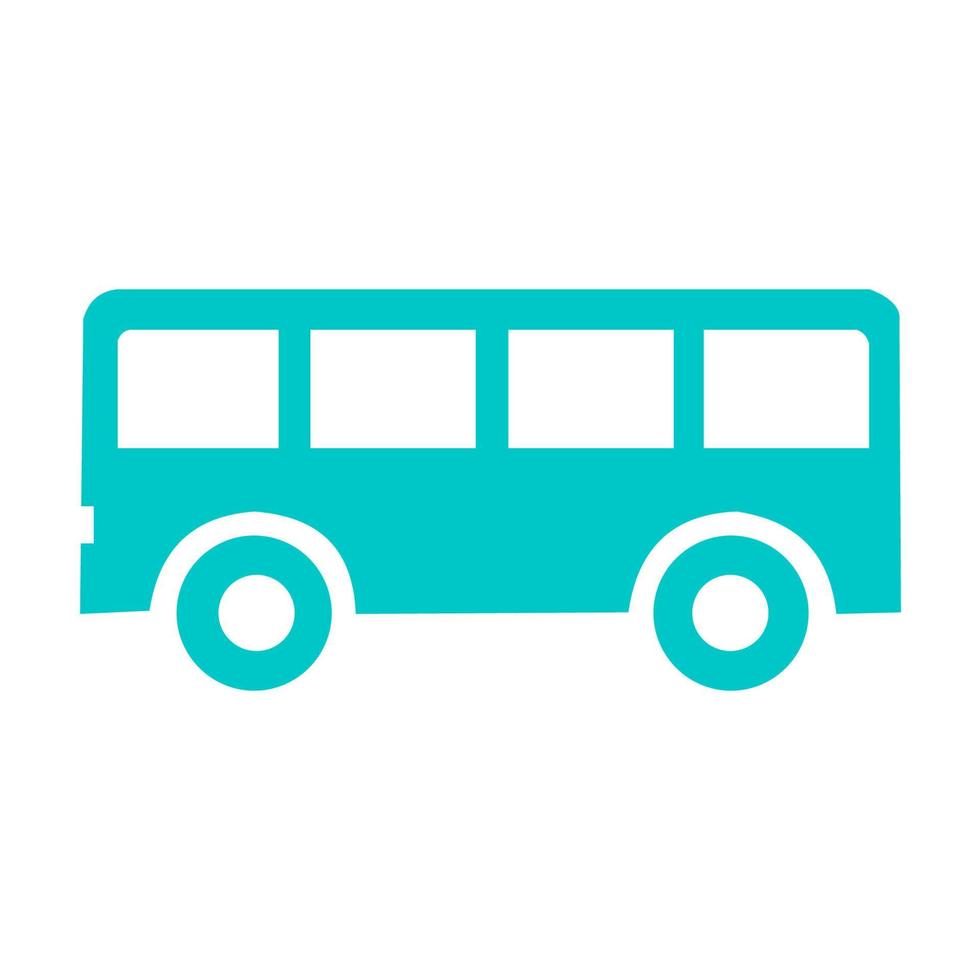 diseño de vector de icono de autobús