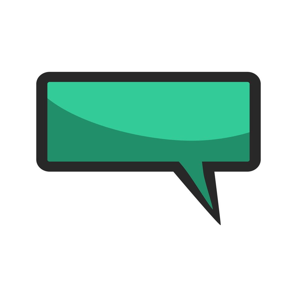 Speech bubble vector design in cartoon style