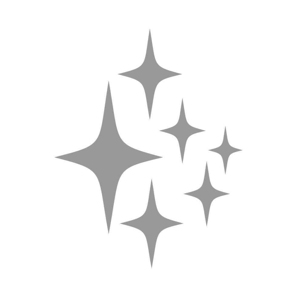 Glowing star sign vector design