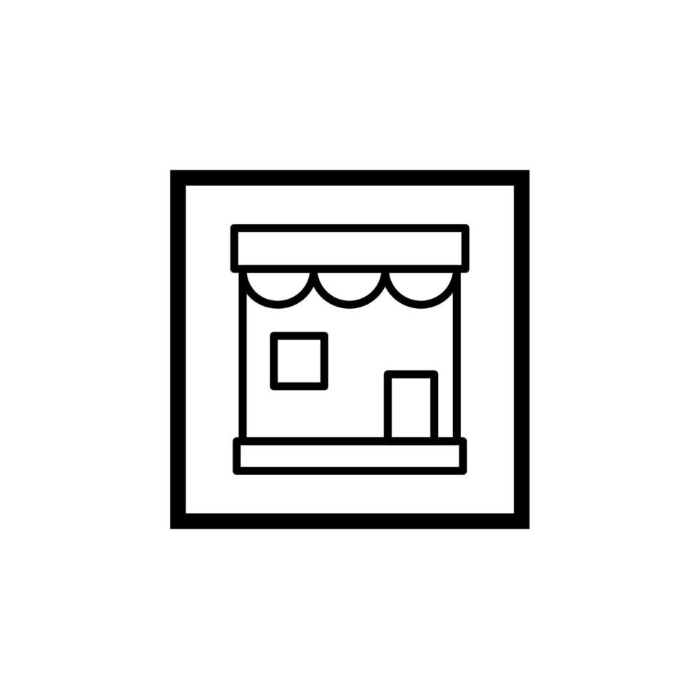 Online shop icon vector design
