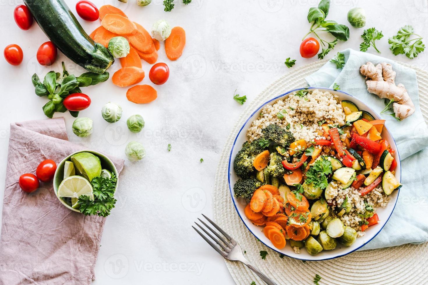 Asian salad food photo