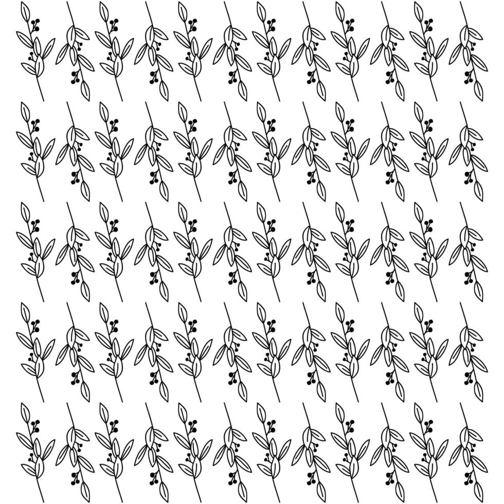 Background vector design with leaf pattern