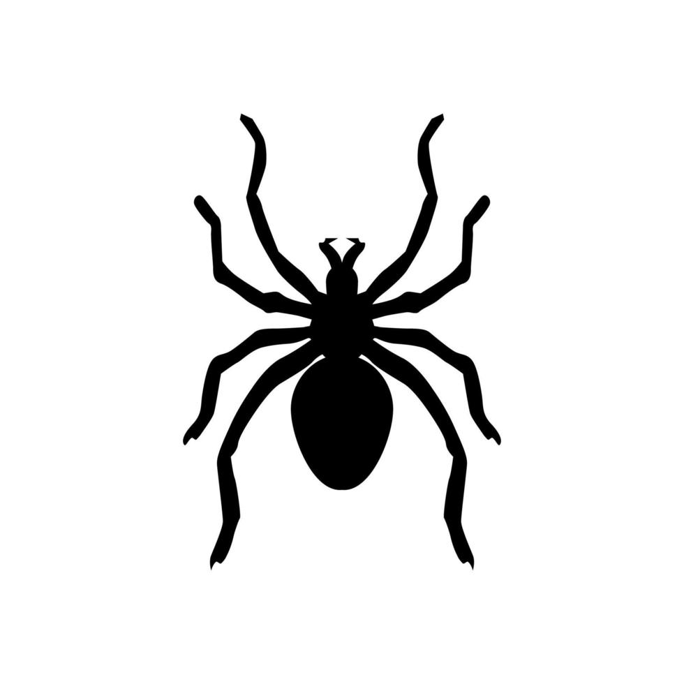 Spider silhouette vector design
