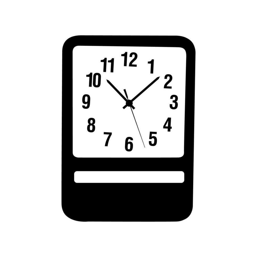 diseño de vector de reloj de pared